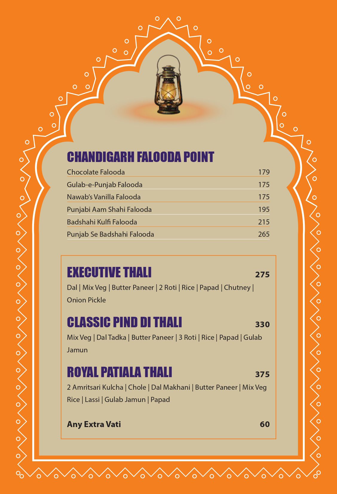 menus